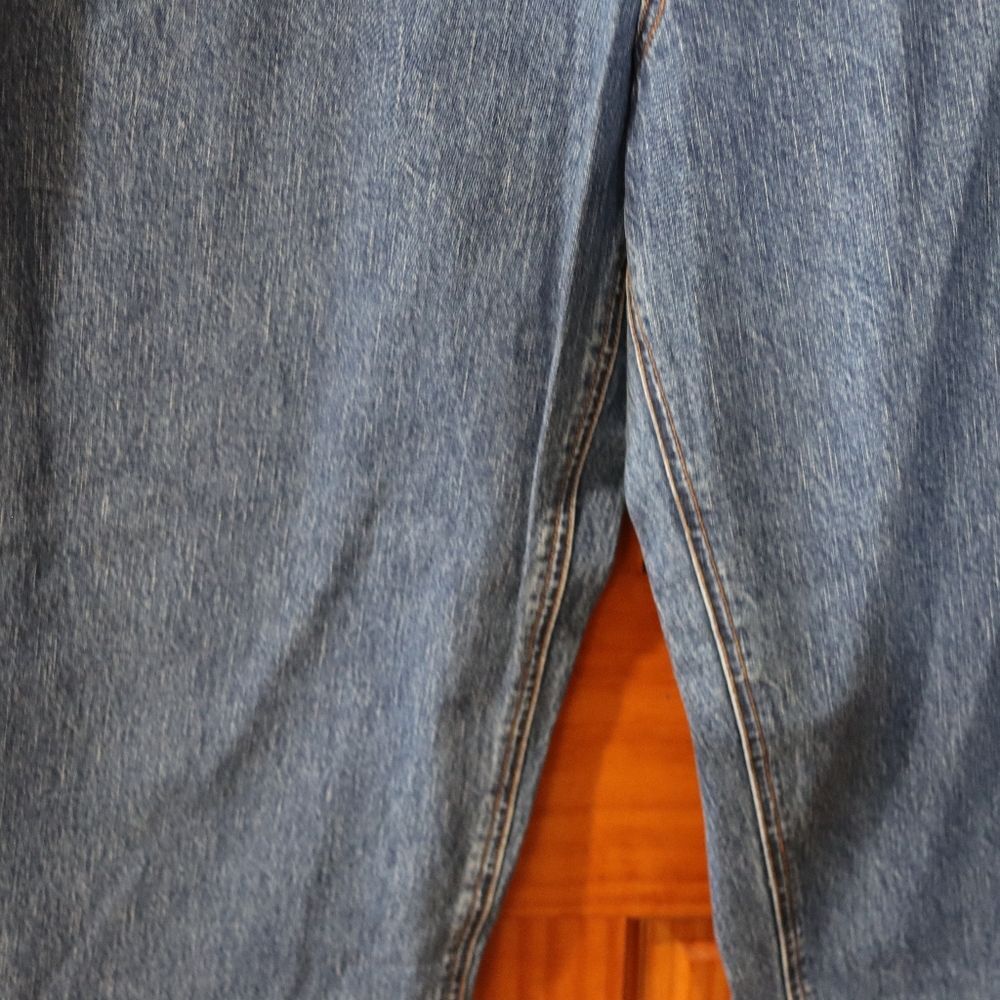 Eddie Bauer Blue Ankle Cropped Jeans Classic Indigo Preppy 90s Vintage 12 - Picture 6 of 12